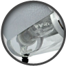 CoolTube reflector Ø150mm - hammered aluminum inner