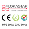 Florastar Ballast - Standard CE, ROHS, 600W HPS 230V/50Hz