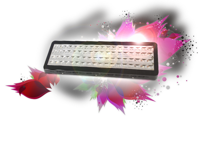 Dual switch LED panel 216W - Growth & Bloom